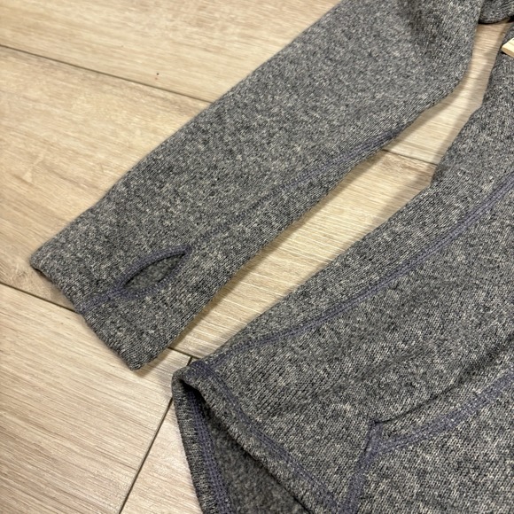 Stio Sweetwater Fleece Womens Small Gray Pullover Hoodie Jackson Hole Zip - Picture 6 of 9